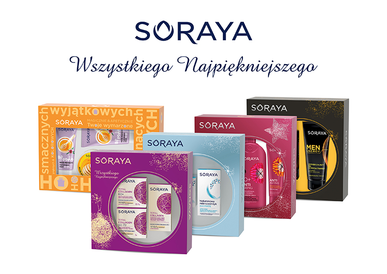Podaruj piękno na święta, czyli zestawy prezentowe marki SORAYA